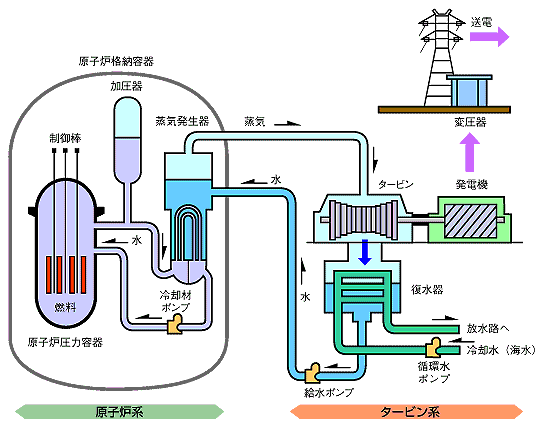 2つのタイプの軽水炉